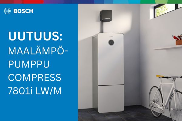 Uutuus: maalämpöpumppu tulevaisuuden tarpeisiin